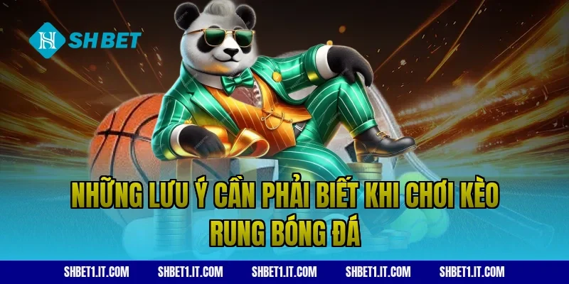 Những lưu ý cần phải biết khi chơi kèo rung bóng đá